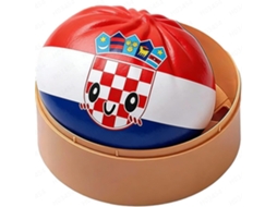 Almofada forma bolinho bandeira Croácia, peluche anti-stress, decorativa, presente colecionável STELASPLEN