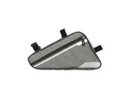 Bolsa Triangular Para Quadro De Bicicleta, Grande Capacidade, À Prova D'água, Para Mountain Bike, Ciclismo (cinza)