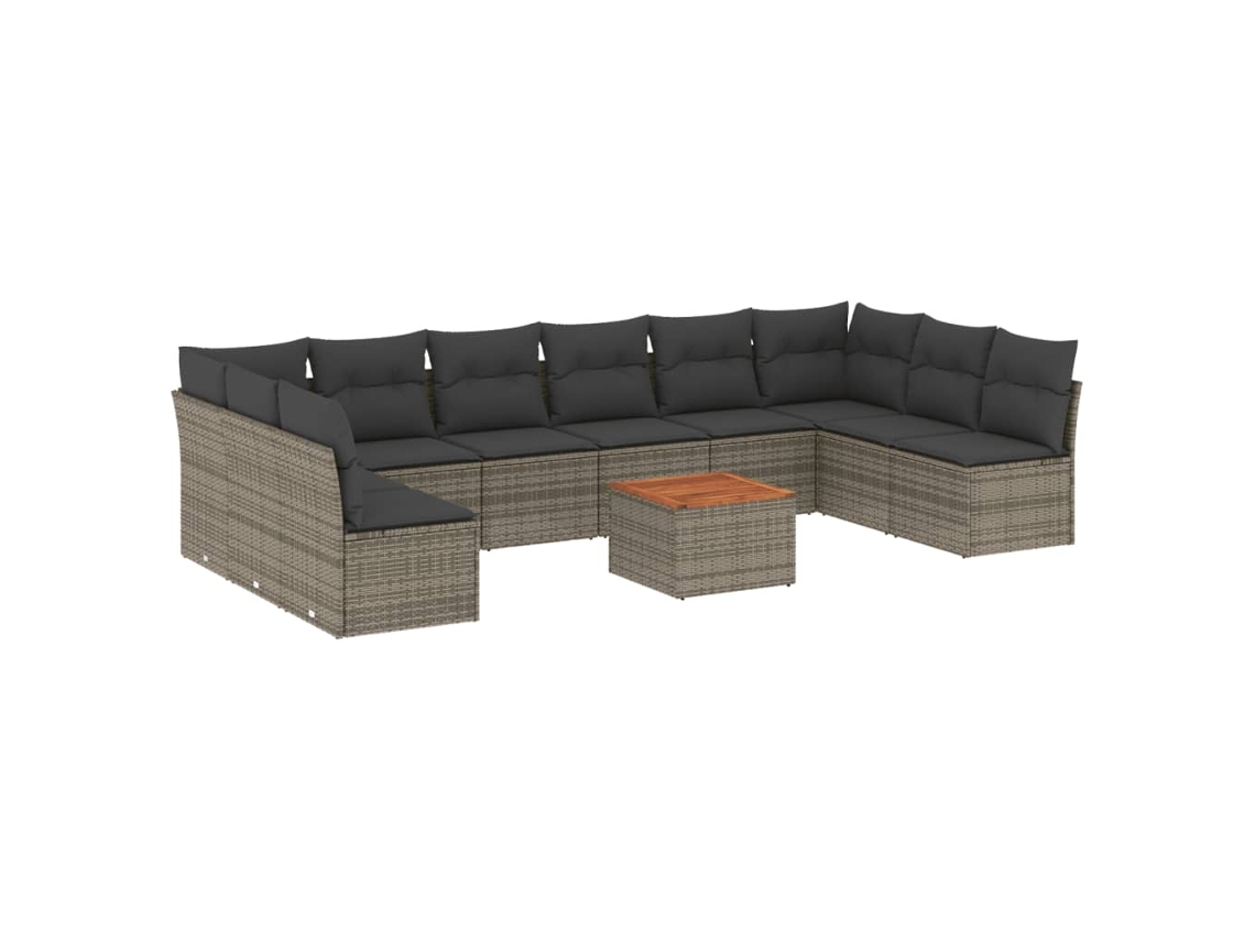 Garden Sofa Set, Garden Sofa Sets Vidaxl Cinzeto Rattan / Vime (n/a)