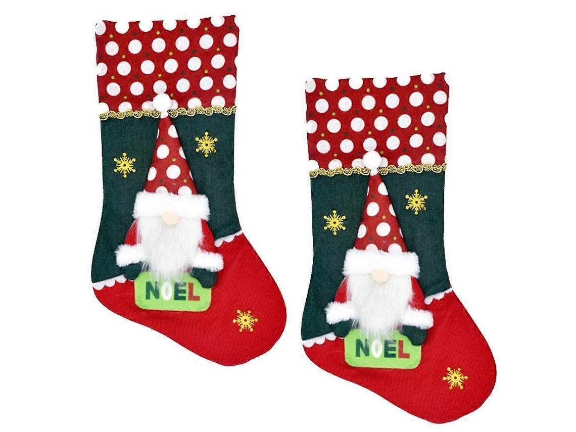 Meias De Natal Qqdd, Enfeites De Meias De Elfo De Natal Para Decorações De Festa De Natal Em Família Olysi Shop