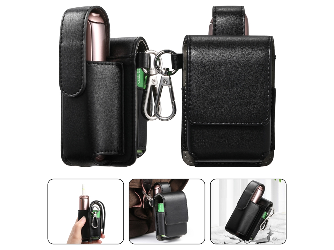 Caixa De Armazenamento Com Tampa Dupla, Compatível Com Ploom Aura Preto Hexinyigjly