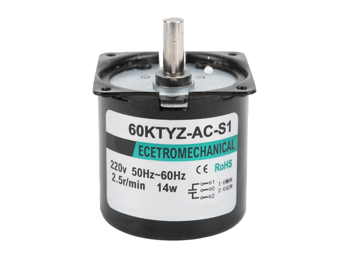 Motor Micro Sincrono Ca Redução Metal