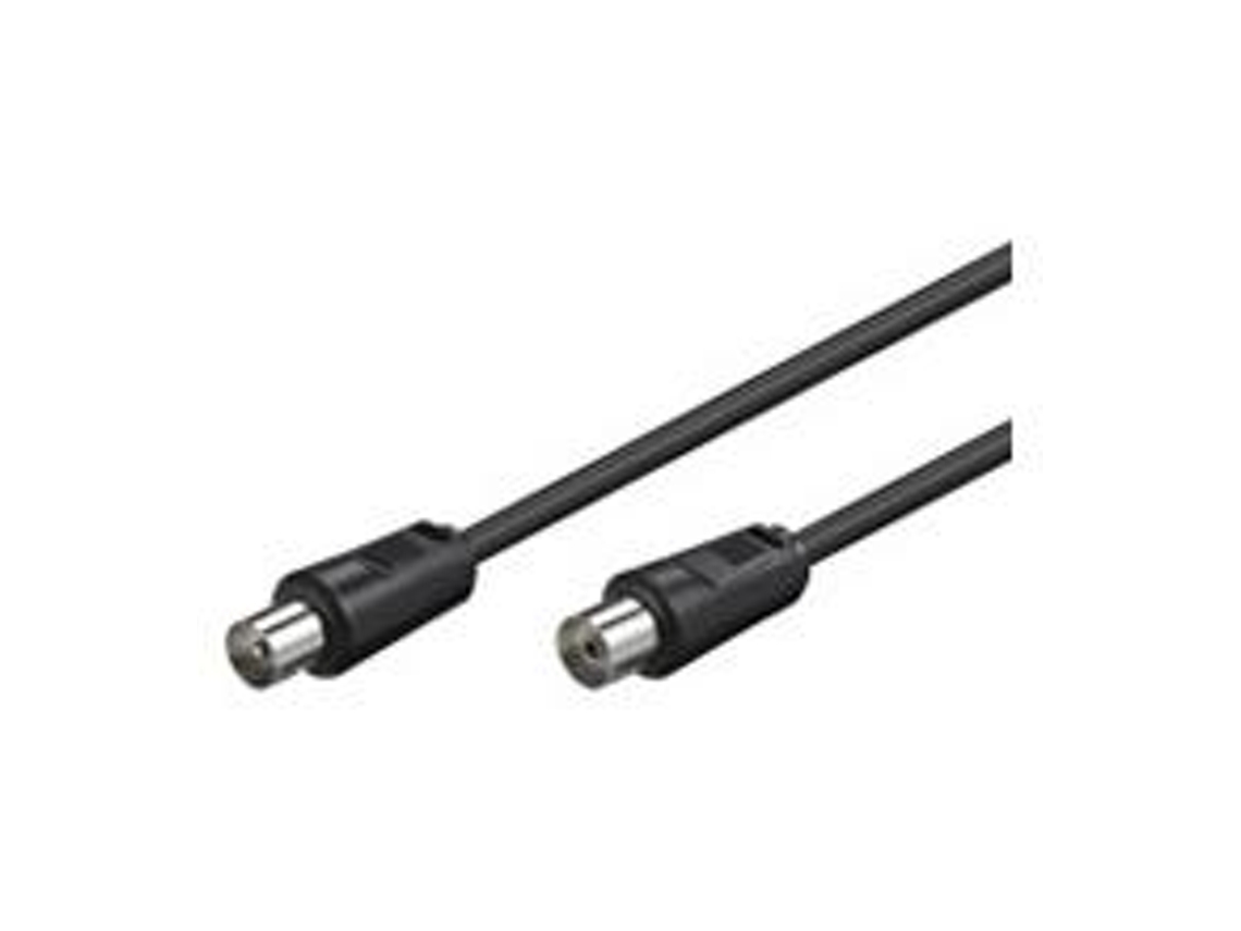 Goobay Coaxial Cabo 10M Cabo Coaxial Preto