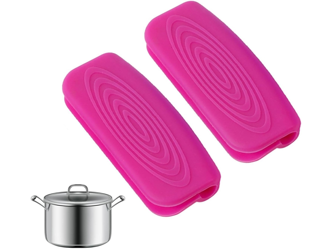Cabos De Silicone Para Panelas Ferro Fundido, Suporte Para Cabo