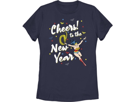 T-Shirt Ano Novo de Mulher SUPERHEROMARVEL To The Wonder Algodão (L)
