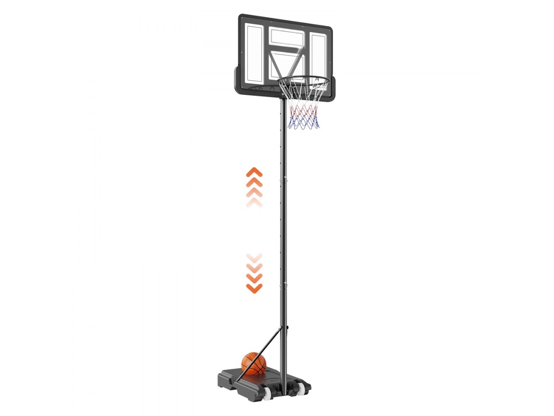 Cesto De Basquetebol Regulável E Portátil Para Exterior E Interior Tekmaquinas