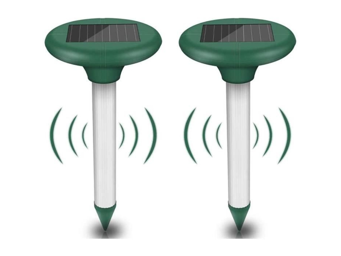 Repelente solar ultrassônico Sylanda para toupeiras (pacote com 2) A375