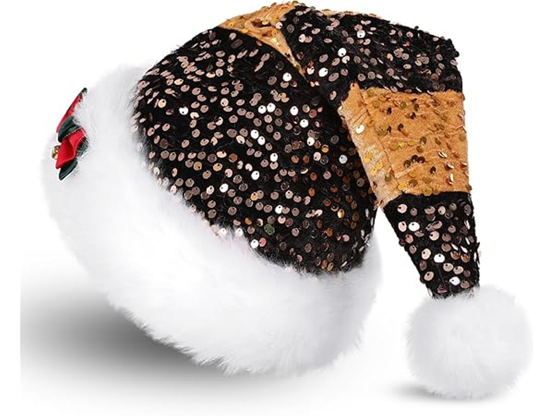 Chapéu de Natal para Adultos Material Elástico e Macio, Confortável de Usar - Festas, Ergonômico, Uso Diário STELASPLEN