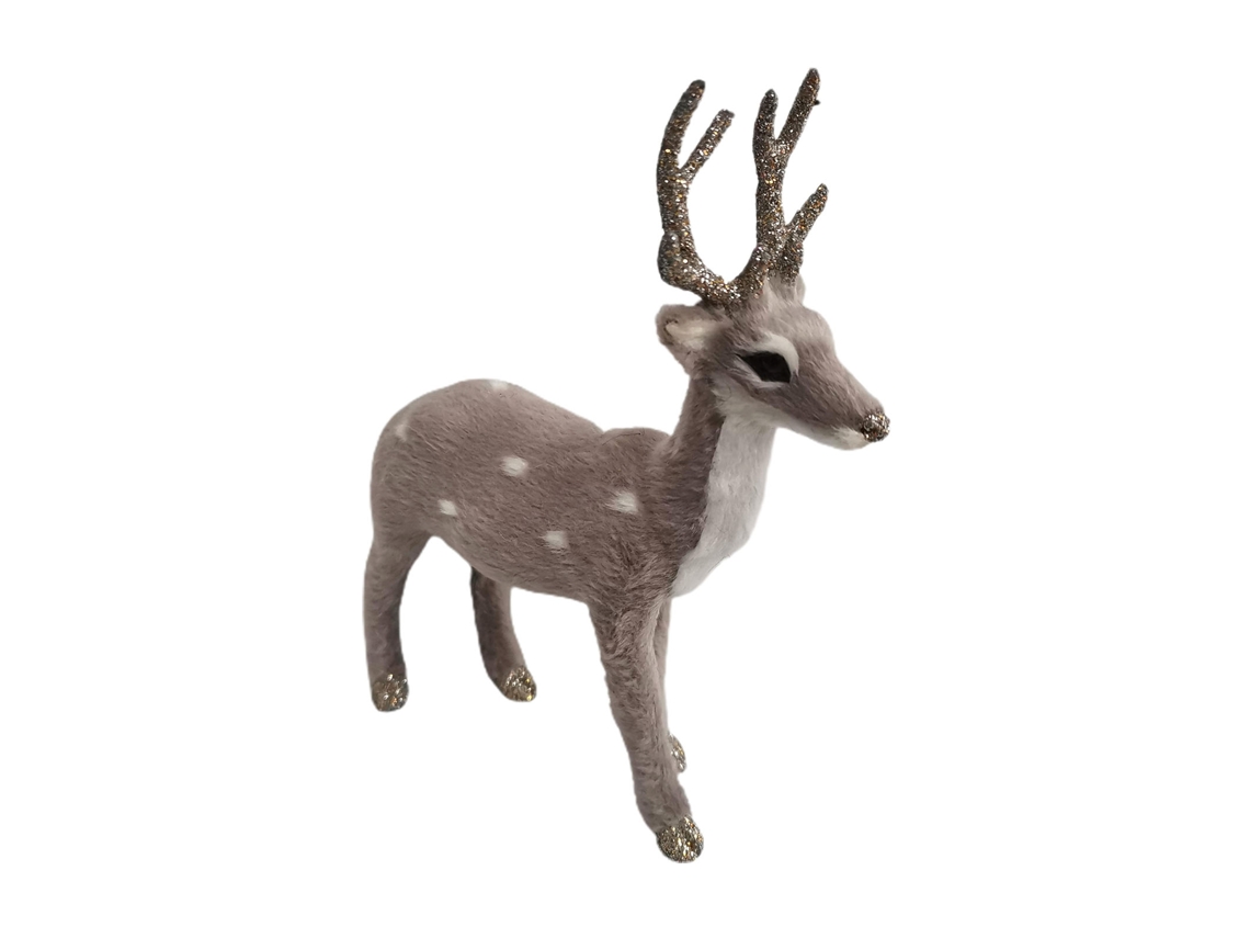 Urso Decorativo de Tabela Cinza Leve LAXISCREED