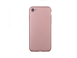 Capa de silicone TPU fina e anti impacto para iPhone 7, rosa EOOCOO