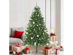 Vidaxl Árvore De Natal Com 300 Leds Com Suporte Verde 180 Cm Pe