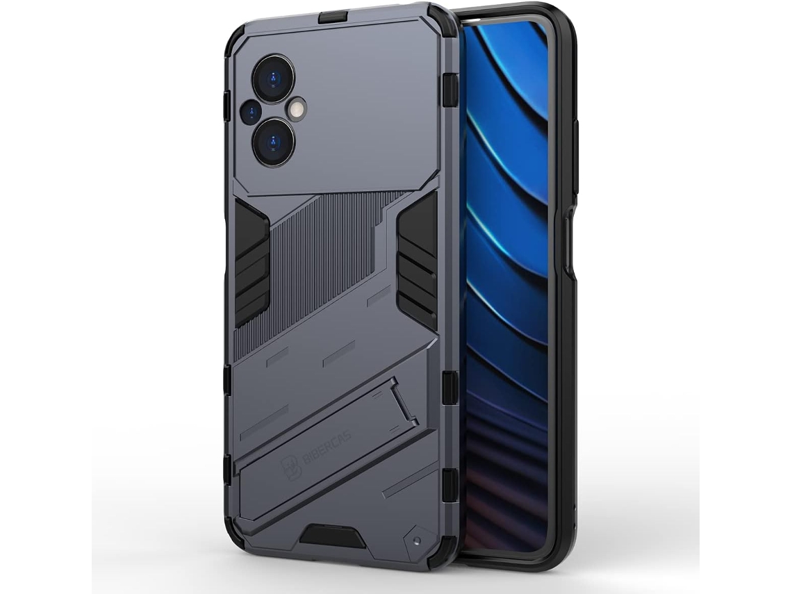 Capa Protetora Antichoque Multiângulo Proteção Párachoques para Xiaomi Poco M5 HONGWE. Cinzento