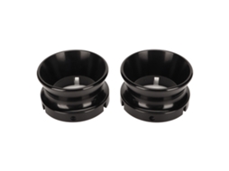 Aetheria adaptadores de Cubo Nab de 10 Polegadas em Alumínio Polido Universal para Studer Revox Akai Teac 2pcs