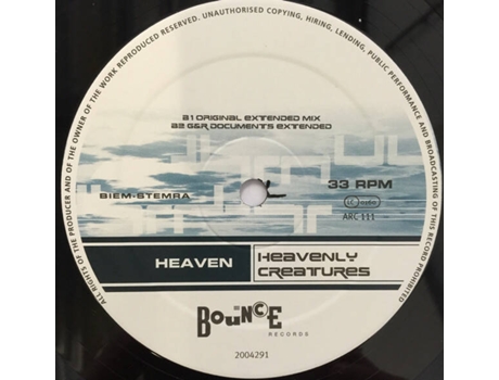 Vinil Heaven, Heavenly Creatures Bounce Records