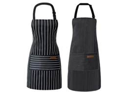 Avental De Cozinha Com Bolso Avental Feminino Masculino Unissexo Para Cozinheiro
