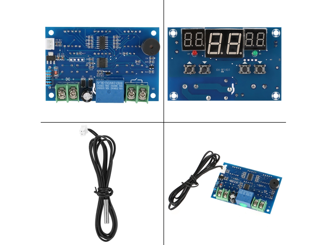 Controlador de Temperatura Led Digital 24v 10a