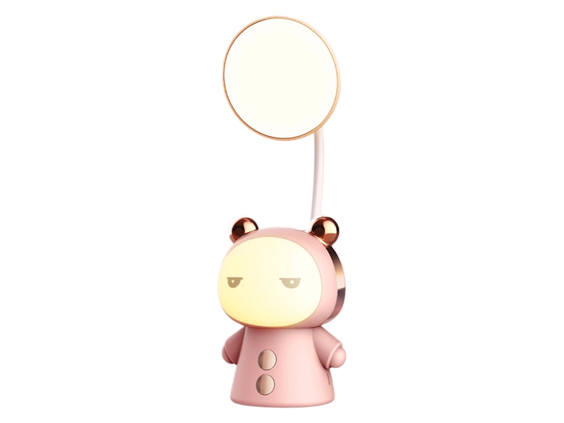 Candeeiro Quarto Crianças Luz Noite Cartoon 360° Flexível Led Leitura RNEMITERY