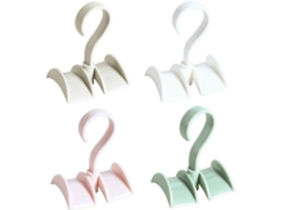Conjunto de 4 Cabides para Bolsas e Ganchos Roupas BRILVIBERA