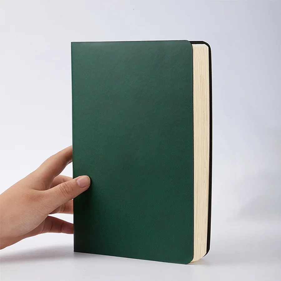(verde, A5) Pacote Com 5 Cadernos De Capa Mole Tamanho A5, 360 Páginas.