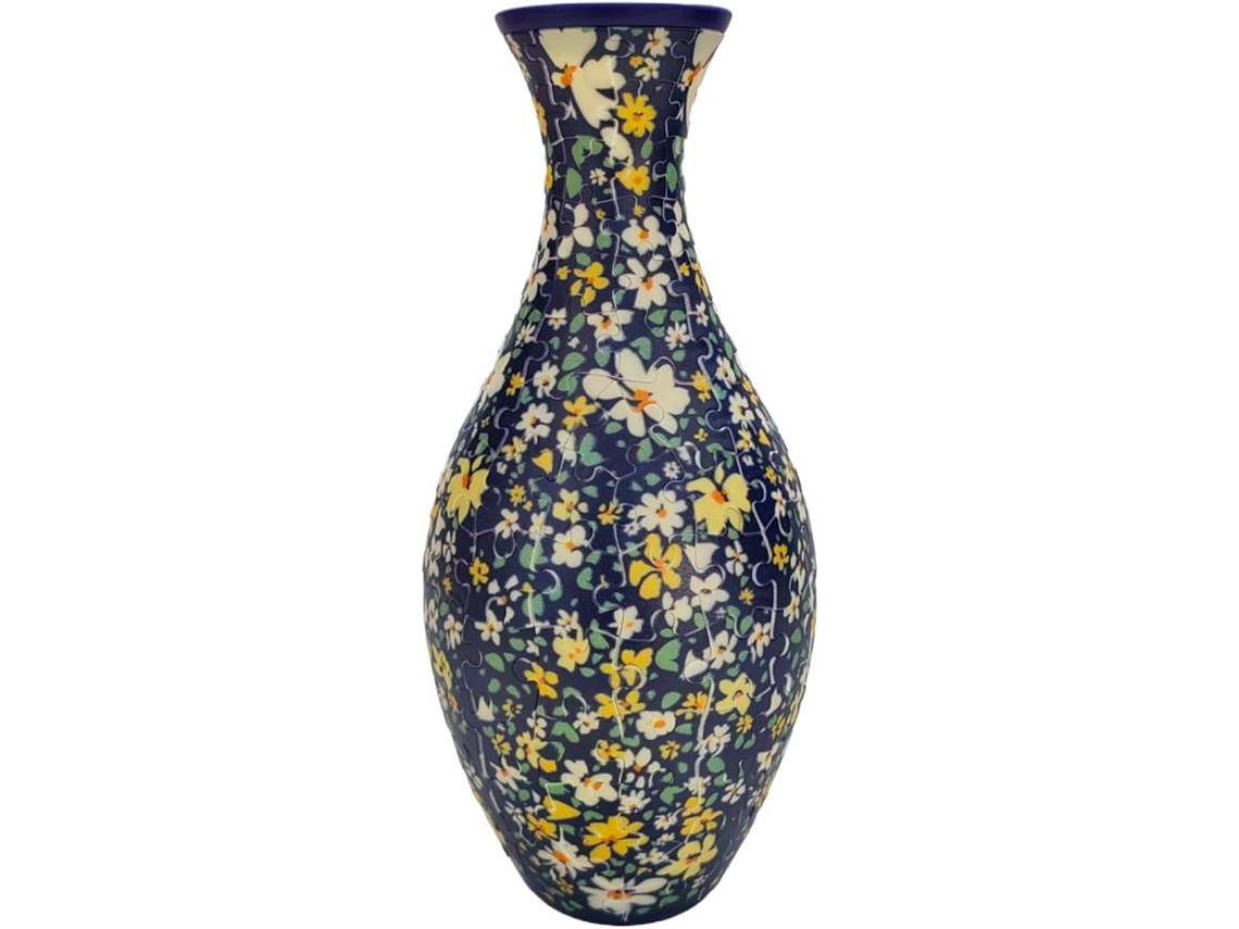 Vaso/plantador De Quebra-cabeça 3d Artesanal Para Decoração |