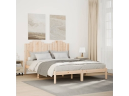 Cama Extra Longa Sem Colchão 160x220 Cm Madeira Maciça