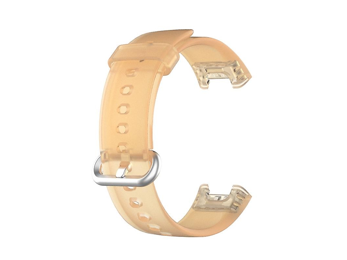 Pulseira de substituição transparente de TPU para relógio inteligente Xiaomi Redmi Watch/Mi Watch Lite Ly Ebike (roxa)