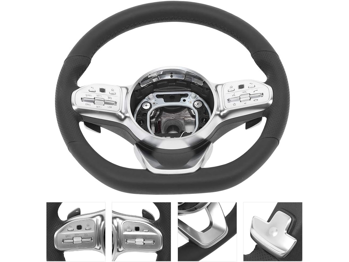 Volante Amg Line em Couro Nappa para Classe A/b/c/e/s/g/glc/gle SFUSHOS (2010 em Diante)