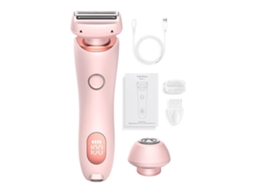 Aparador De Biquíni Silk Glide Razor Para Mulheres, Depilação Indolor 2 Em 1 Barbeador Elétrico Úmido E Seco Para Mulheres