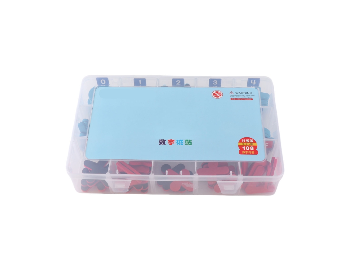 Kit de Números e Símbolos Magnéticos Mali - Brinquedo Educativo Infantil para Aprendizagem