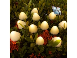 Kit com 30 Luminárias Decorativas AQUAFORGE em Formato de Cogumelo para Jardim e Pátio