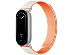 Bracelete para Xiaomi Smart Band 10/9/8 XIAOMOYU em silicone macio com textura de lichia laranja starlight