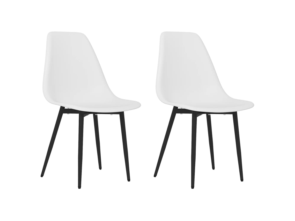 Dining Chair, Dining Chairs Vidaxl Branco Polipropileno (n/a)