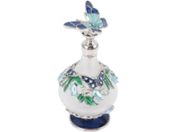 Ciieeo Frasco De Perfume Vintage Recarregável De 25ml Em Liga De Vidro, Para Óleos Essenciais E