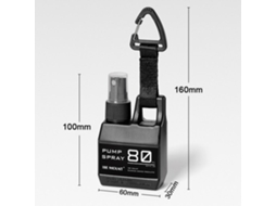 Garrafa Spray Portátil 80ml para Camping e Hiking