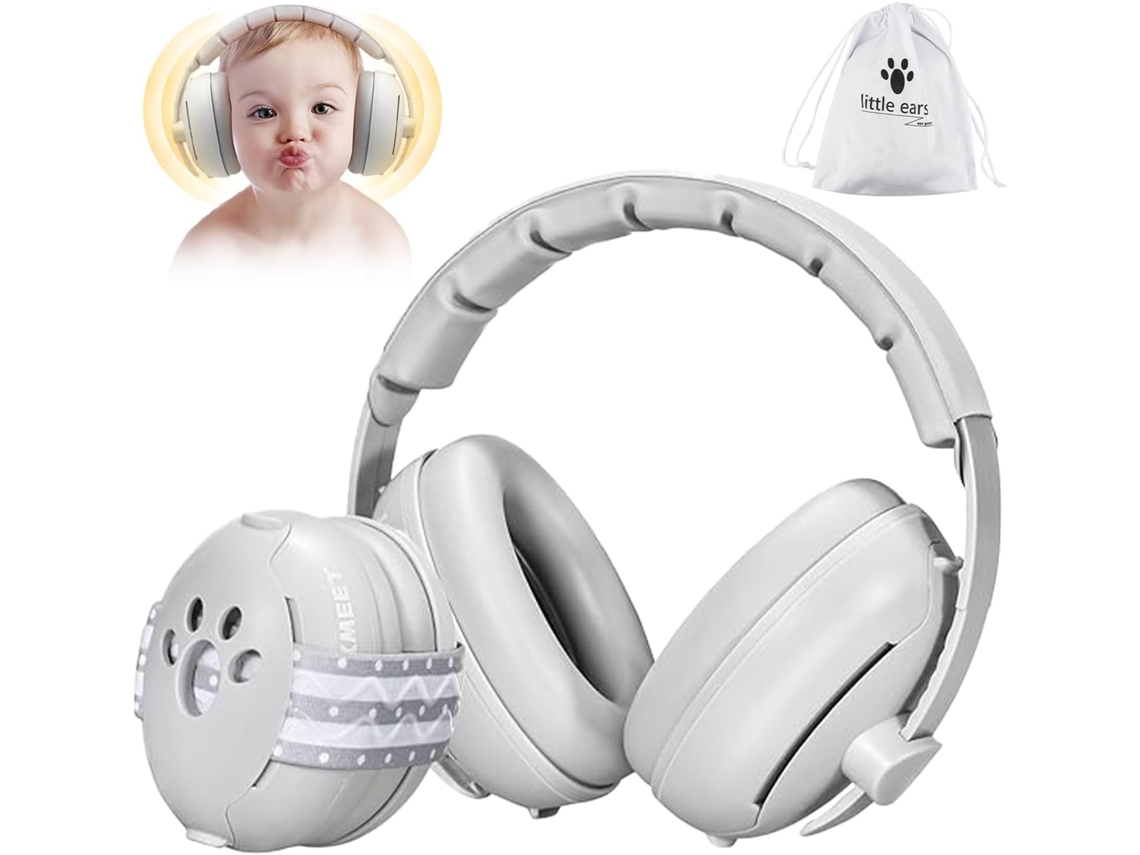 Elysve Protetor Auricular Cor Cinzento, Com Redução De Ruído, Multifuncional