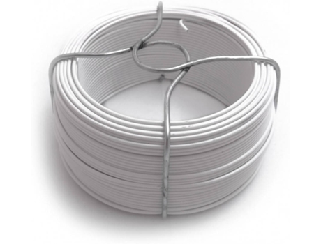 ARAME PLASTIFICADO BRANCO Nº 6 - 1,40MMX50MTS - 240GR