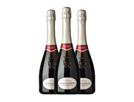 Espumante BORTOLOMIOL Extradry Bandarossa Glera Extra Seco Prosecco di Conegliano-Valdobbiadene (0.75 L - 3 Unidades)
