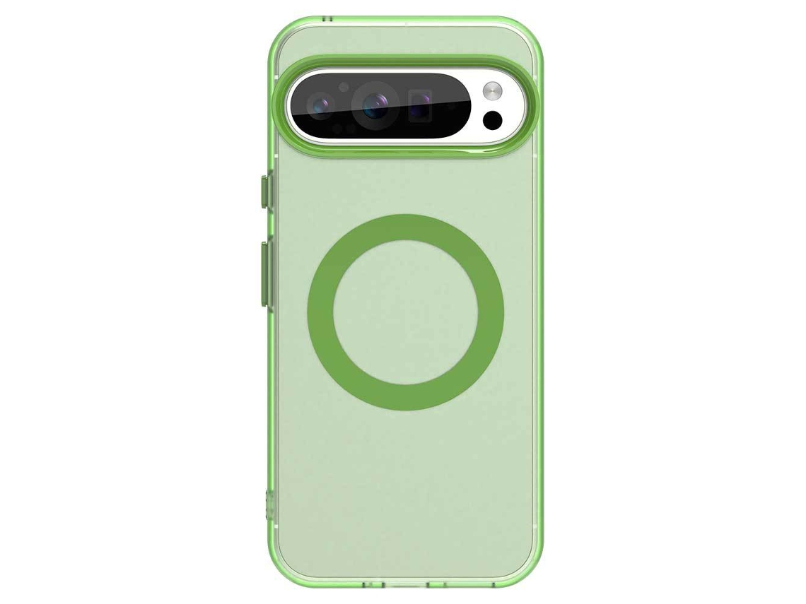 Capa Protetora Carregamento Para Google Google Pixel 8a Yuysan Magnética Verde