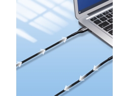 Cabo Morbest Z68 3a Usb-a Para Tipo-c Com Carregamento Rápido Pd3.0 E Qc3.0 2.0, 1 Metro De Comprimento.