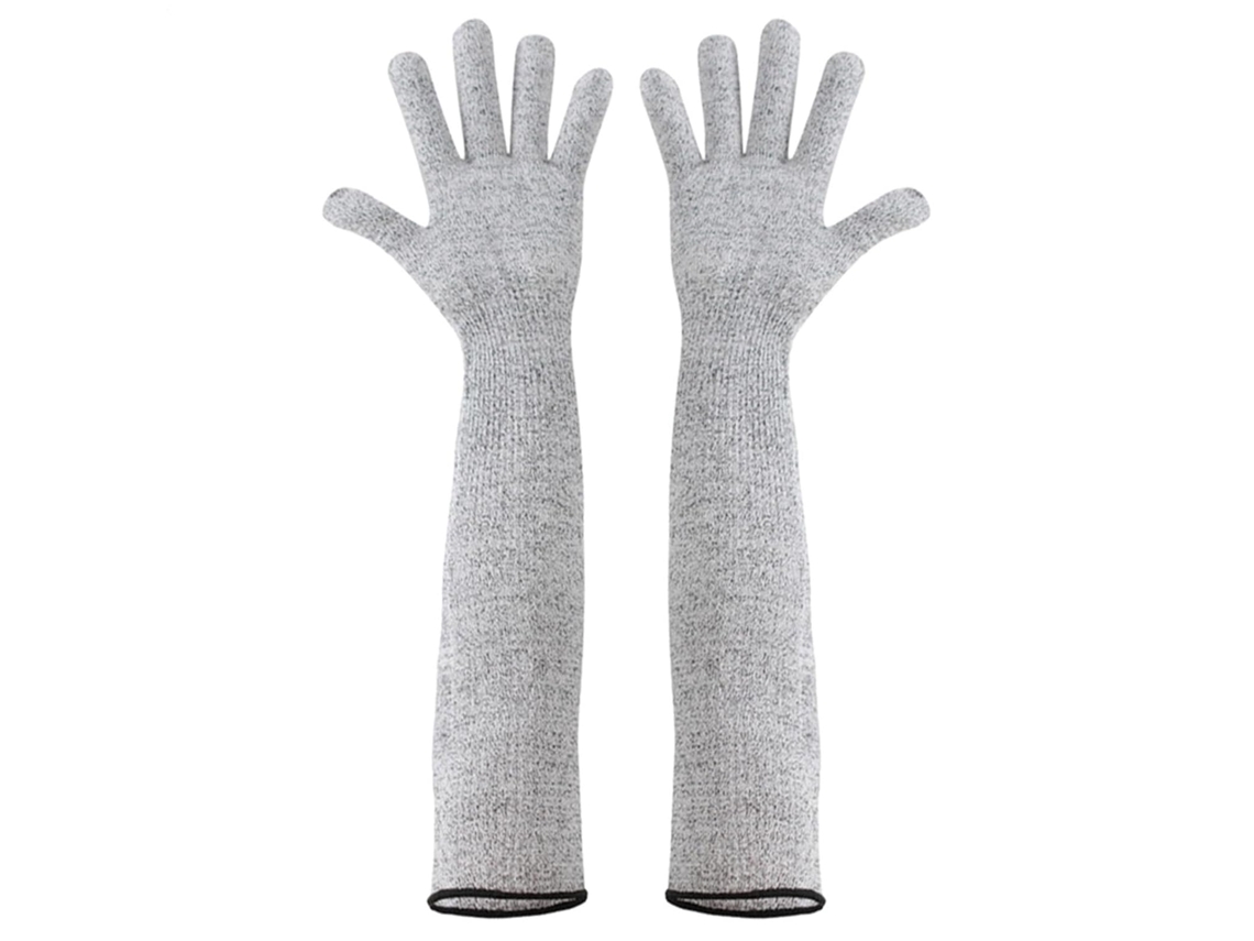 Luvas De Segurança Com Mangas Protetoras De 55 Cm