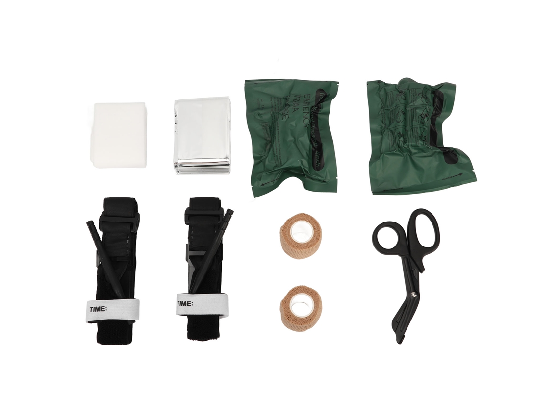 Kit de Primeiros Socorros de Sobrevivência Ifak Pouch para Militar Camping Emergência com Torniquete e Bandagem Israelense