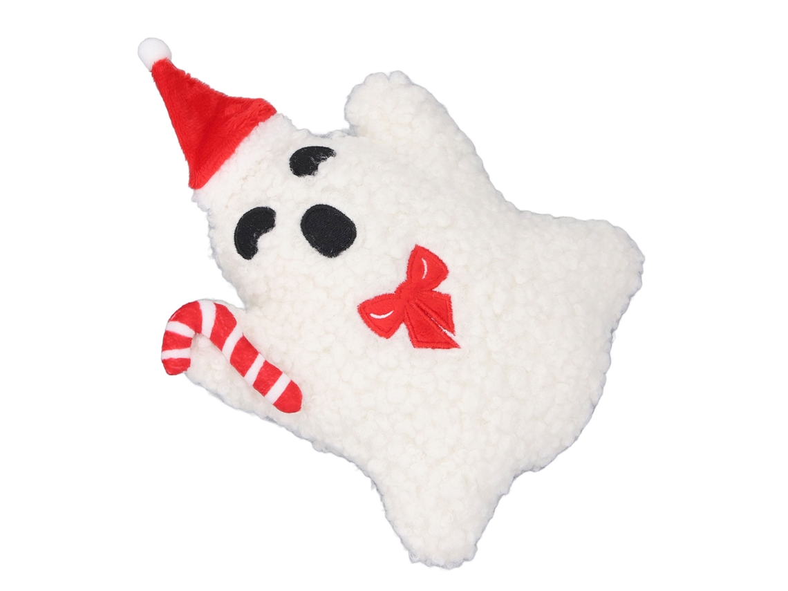 Primerox travesseiro Fantasma Fofo Decorativo Peludo Almofada de Sofá Natal 30cm