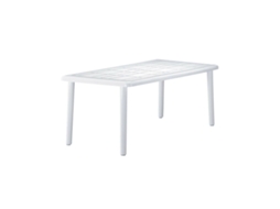 Mesa Rectangular Exterior 180x90 Branco Olot Garbar