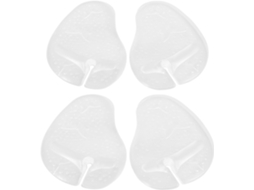 Valiclud Protetores De Pé Transparentes Antiderrapantes, Conjunto De 4-unidades, Gel Macio Para Sandálias De Dedos