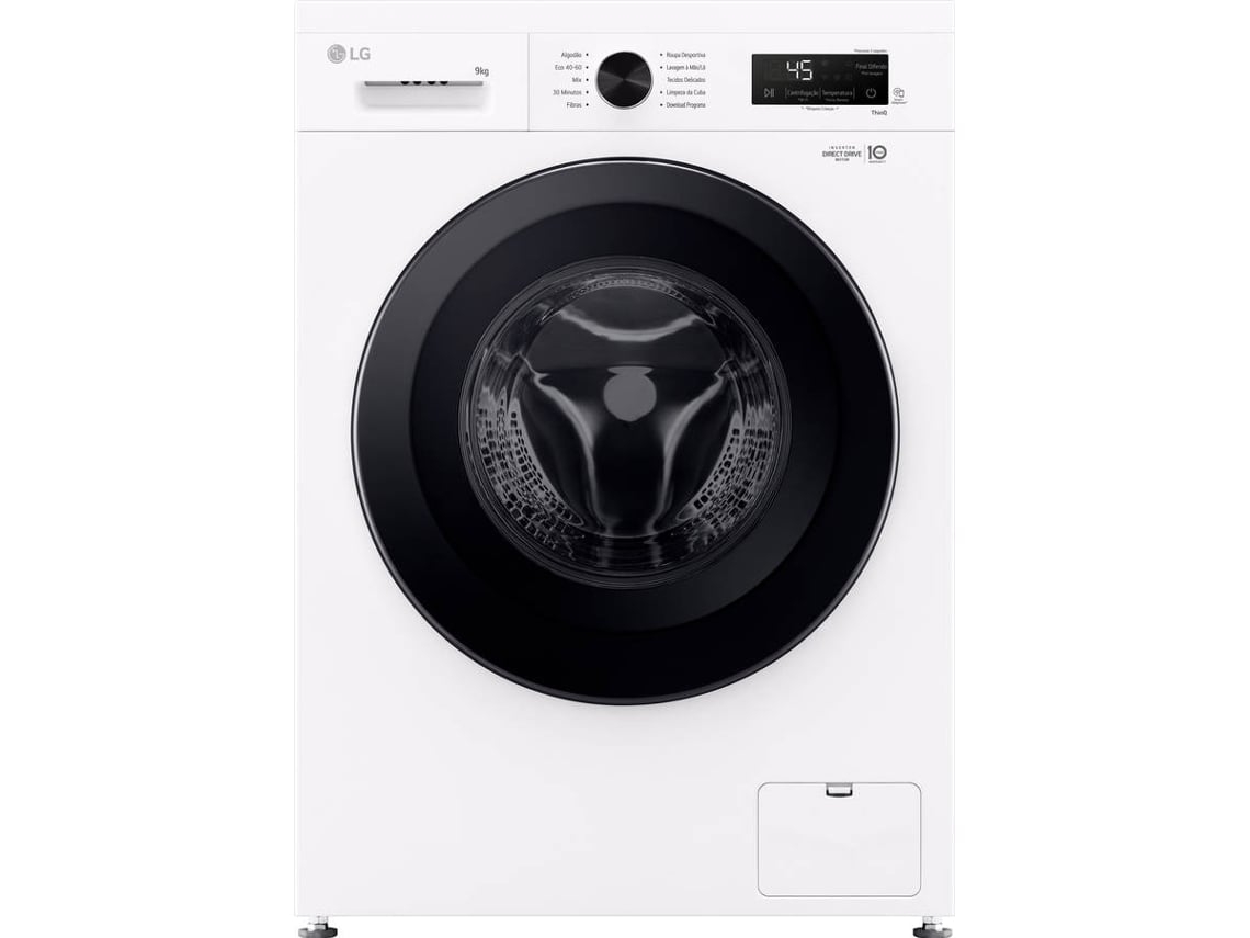 Máquina de Lavar Roupa LG F4X1009NWK (Outlet Grade B - 9 kg - 1400 rpm - Branco)
