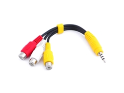 Cabo De Reposição Para Componente Av De Vídeo De Tv Sony, 3,5 Mm Aquaforge