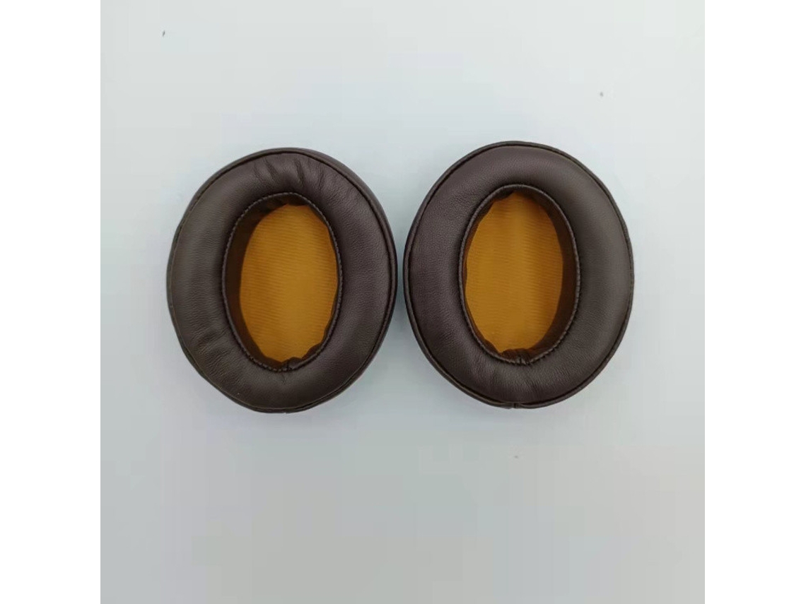 Almofada para Auscultadores Sennheiser Momentum 2.0 de Orelhas de Espuma Macia Pele de Carneiro Marrom XIAOMOYU