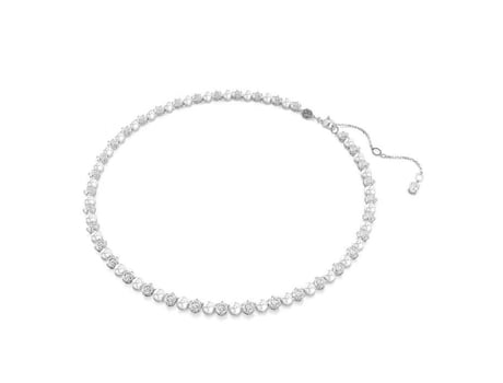Colar Swarovski Colar Swarovski Tennis Matrix Todo Ao Redor Cor Do Material Branco Tamanho/comprimento 44 Cm