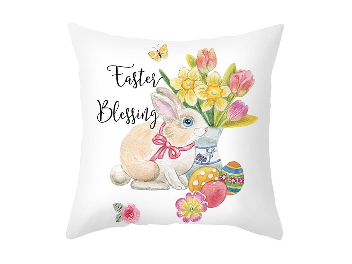 2026 funda de Almohada com Impressão Unilateral de Desenhos Animados, Fecho de Zíper Oculto, Quadrada, Decoração Ideal para Sala e Quarto