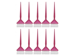 2026 10pcs Conjunto de Pincéis para Colorear Cabelo com Cabo Ergonômico Aplicador de Tinta para Salão de Beleza L